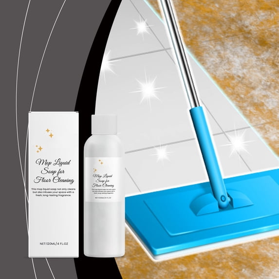 SHENGXINY Floor Cleaner, Multi-Purpose Concentrated Mopping Solution for Deep Decontamination and Shine 120ml