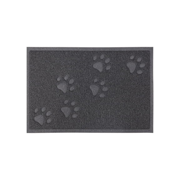 SHENGXINY Front Door Mat Clearance Door Mat 24x 15.75in, Non-Slip Machine Washable Microfiber Entry Rug, Shoe Scraper,Door Mat, Super Absorbent Floor Mat for Muddy Wet Shoend Paw Gray