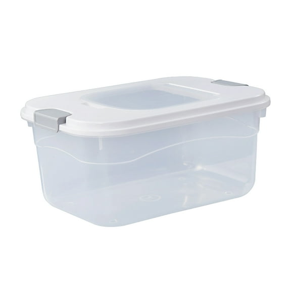 SHENGXINY Kitchen Supplies Rice Sealed Bucket Transparent Rice Bucket 10 Pounds Of Rice Storage Bucket Insect-proof Plastic Rice Box Rice Tank Flour Storage Bucket Clear Clearance