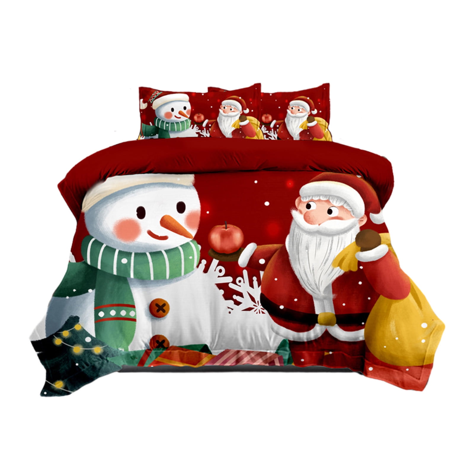 SHENGXINY New Christmas Quilt Cover Clearance Christmas Duvet Cover