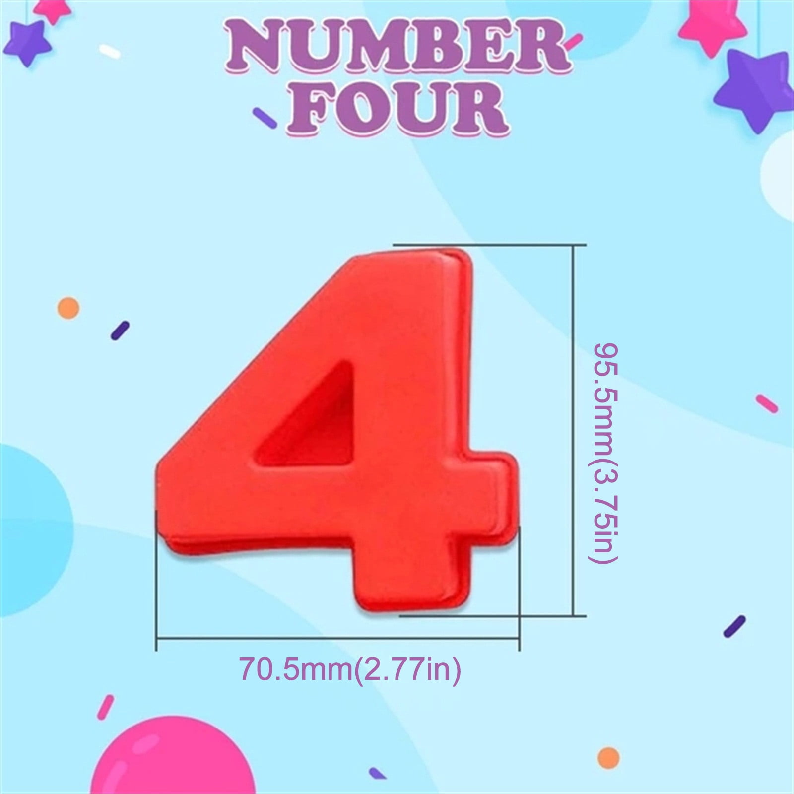 SHENGXINY Number Moulds Baking forms Silicone Number Molds Cake Pan