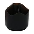 thumbnail image 1 of SHENGXINY Pen Holder for Desk, Rotating Table Storage Box with Multi Compartments, Ideal for Office Supplies, Cosmetics and Stationery Storage Black, 1 of 9