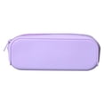 thumbnail image 1 of SHENGXINY Pencil Case, Large Capacity Pencil Pouch Concise Silicone Stationery Organizer Purple, 1 of 5