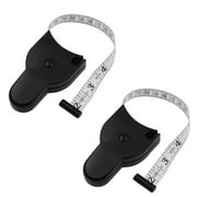 SHENGXINY Perfect Body Tape Measure Clearance 2pc Automatic Telescopic Mmeasuring Tape For Measuring Body Circumference Black