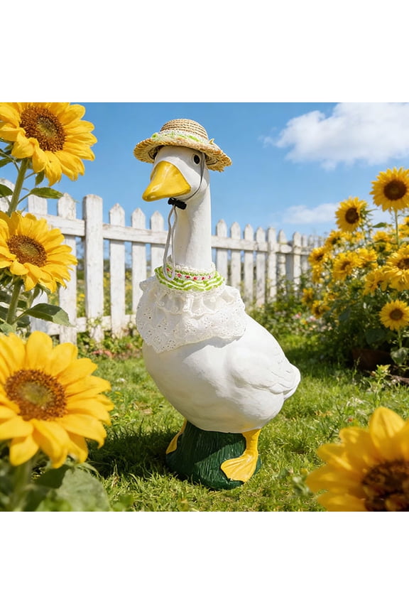 Porch Goose Outfit, Premium Wearable Full Clothing Accessory Set Goose Clothes for Seasonal Garden Patio Display Decor