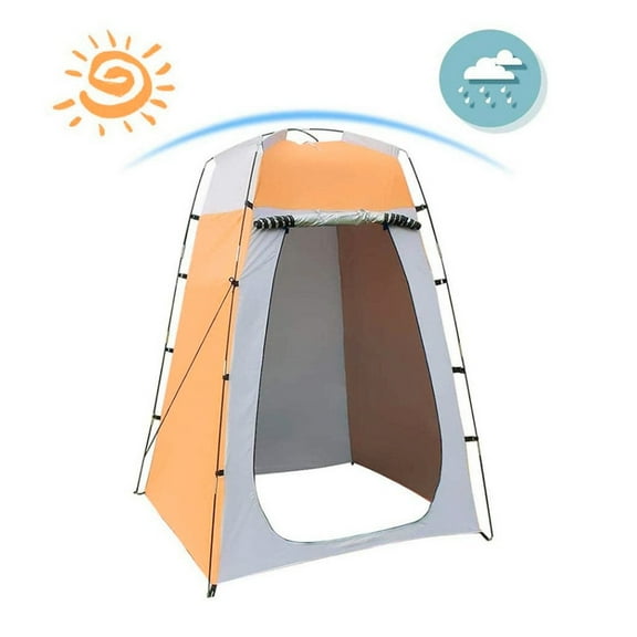 SHENGXINY Portable Shower Tent Clearance Outdoor Bathing Portable Clothes Shower Swimming And Changing Clothes Toilet Yellow