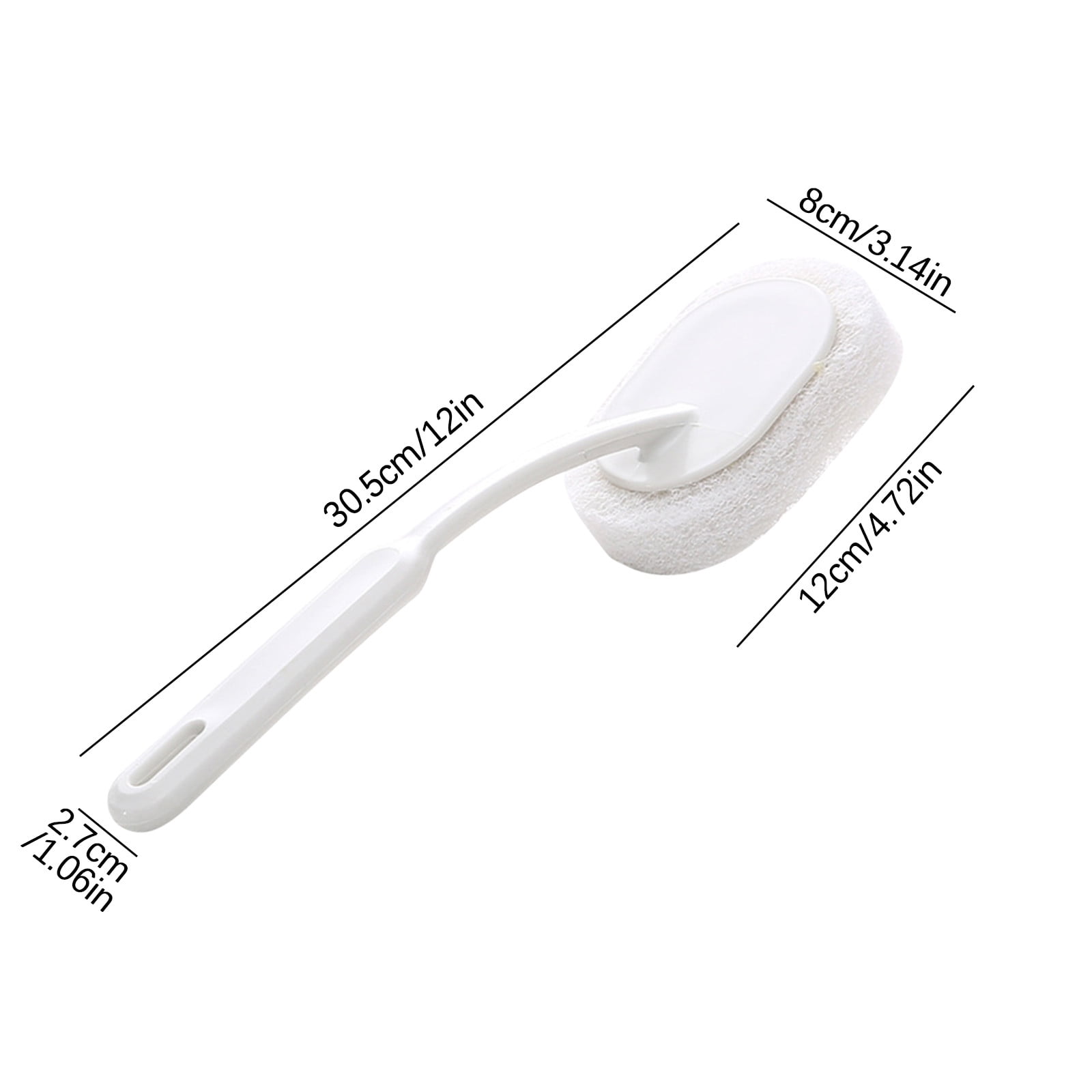 SHENGXINY Shower Cleaner Brush Clearance Bathroom Long Handle Sponge