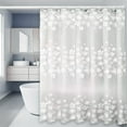 thumbnail image 1 of SHENGXINY Shower Curtain with hooks, Modern Shower Curtain Liner, Water-Repellent Polyester, Washable - Practical Bathroom Liner Multicolor, 1 of 6