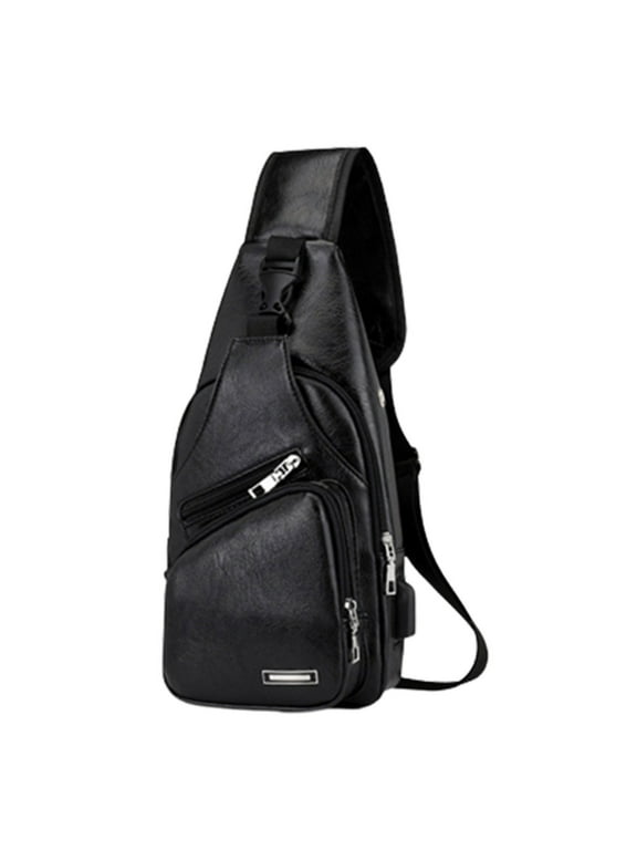 N Emblem, Mass Effect Chest Bag Men Sling Crossbody Backpack