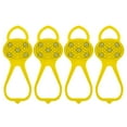 thumbnail image 1 of SHENGXINY Snow Nail Foot Cover Clearance 2PCS Non-Slip Grips Spikes Non-slip Snow Cleats Shoes Boots Cover Step Ice Spikes Grips Crampons ForHiking Yellow, 1 of 2