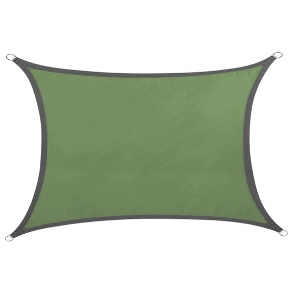SHENGXINY Sun Shade Sail for Patio, Triangular Uv Protection Sun Shade Canopy for Garden and Swimming Pool Green