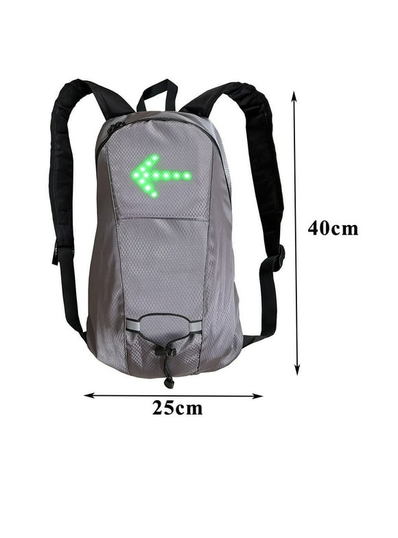SHENGXINY Travel Backpack Clearance 15L Safe Cycling Led Wireless Remote Control Turn Signal Lamp Backpack Bag Backpack for School School Supplies
