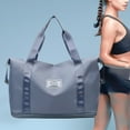 thumbnail image 1 of SHENGXINY Travel Duffle Bag, Expandable Gym Duffel Bag with Wet Pocket, Large Capacity Versatile Design, Sport and Weekend Travel Tote Bag for Daily Use Blue, 1 of 3