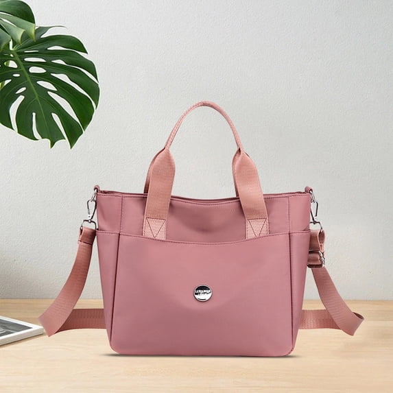 SHENGXINY Travel Duffle Bag, Large Capacity Messenger Bag with Wet Pocket, Casual Crossbody Handbag, Versatile for Travel, Fitness, Shopping and Daily Use Pink