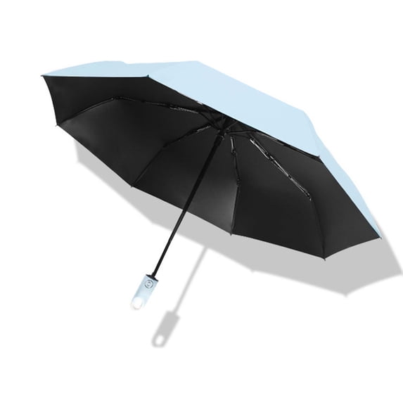 SHENGXINY Umbrellas For Rain Clearance Donut Hook Umbrella Black Glue Automatic Umbrella Lock Lock Sun Rain Dual Use Sun Protection Protection Sun Umbrella Sun Umbrella Blue