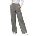 thumbnail image 1 of SHENGXINY Womens Dress Pants High Waisted Stretchy Comfy Work Pants for Office Daily Wear Business Travel Gray XL, 1 of 6