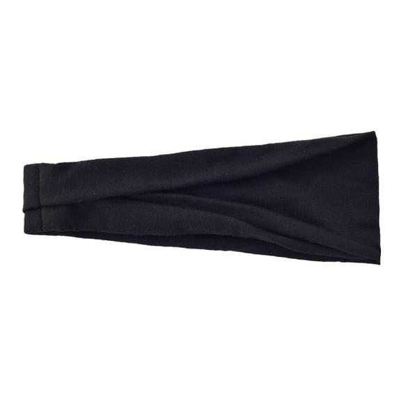 SHENGXINY Yoga Supplies Clearance Women Fashion Elastic Headband 1PC Head Wrap Hair Band Bandana Headband Black