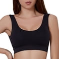 thumbnail image 1 of SHENGYUAN Plus Size Sports Bra Yoga Bras for Women Strappy Padded Medium Support Workout Tops Black,XXL, 1 of 6