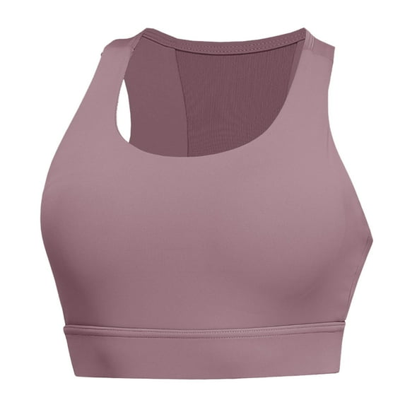SHENGYUAN Workout Sports Bras for Women Comfortable WomenSports Underwear High Intensity Running Fitness Vest Yoga Bra Pink,M