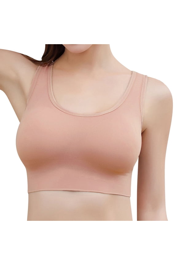Yoga Bra High Impact Sports Bras for Women Woman With String Quick Dry Shockproof Running Fitness Large Size Underwear Pink,L