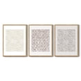 thumbnail image 1 of SHENIFY Boho Abstract Wall Art Mid-Century Tan Geometric Landscape Abstract Shapes Cozy Neutral Modern Minimalist Painting Decorative Artwork 11x14in3pcs Natural Framed, 1 of 5