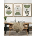 thumbnail image 1 of SHENIFY Green Botanical Boho Wall Art 16x24in3pcs Natural Framed Modern Sage Bohemian Wall Decor Abstract Geometry Lines Prints Ready to Hang, 1 of 5