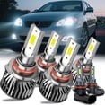 thumbnail image 1 of SHENKENU Fit For TOYOTA CAMRY (2000-2006) Halogen Replacement LED Bulbs,9005/HB3 High Beam + 9006/HB4 Low Beam + 9006 LED Fog Light Bulbs,Pack of 6, 1 of 14