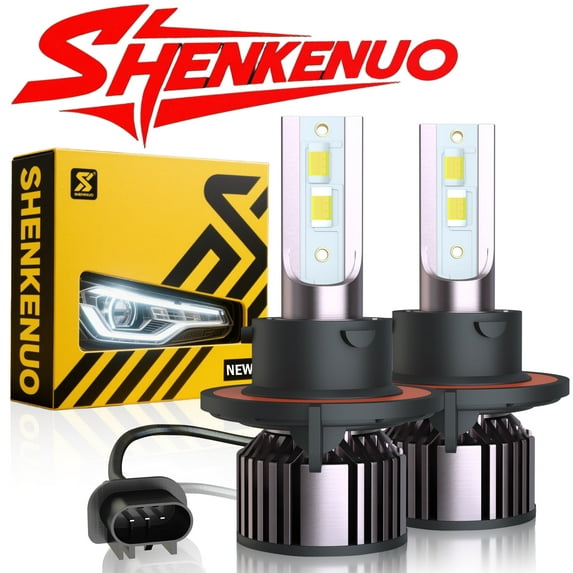 SHENKENU For Honda Pioneer 1000 2016-2020 2021 2022 2X 6000K H13 LED Headlights Bulbs Kit
