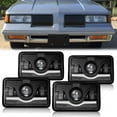 thumbnail image 1 of SHENKENUO 4pcs 4x6" Led Headlights Hi/Lo Beam fit for 1980 - 1988 Oldsmobile Cutlass Supreme, 1 of 14