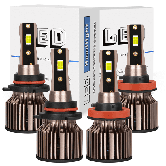 SHENKENUO FOR  Buick Encore 2013-2019 High/Low Beam  9005+H11 LED Headlight White 4pcs