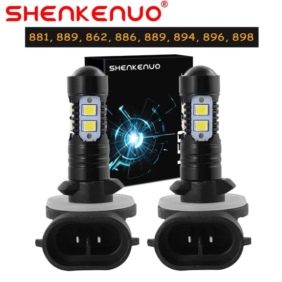 SHENKENUO For 2009 2010 Polaris Ranger RZR 800 WR 100w LED HID White Headlight Bulb,Pack of 2,C04