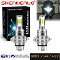 thumbnail image 1 of SHENKENUO For BMW R45 R65 R1200C R1200ST 2X 9003 H4 LED Headlight Bulb 55W 6000K White YTB,Motorcycle Light,Pack of 2,C138, 1 of 16