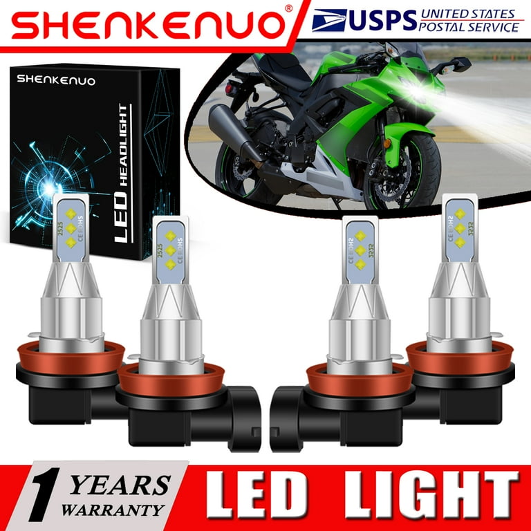 SHENKENUO For Kawasaki Ninja ZX10R ZX1000 2006-2010 - 4X H9+