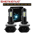 thumbnail image 1 of SHENKENUO For Polaris Ranger 400 500 570 Xenon White 881 LED Headlight High/Low Beam Bulbs,Pack of 2,C09, 1 of 11