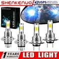 thumbnail image 1 of SHENKENUO For Yamaha Fazer 8 2011 2012 2013 2014 4X 9003+H7 LED Headlights Bulbs 8000K YTL,Pack of 4,C01, 1 of 13
