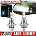 thumbnail image 1 of SHENKENUO For Yamaha Vino YJ125 YJ50/RA - 2X HS1 9003 LED Headlights Bulbs 6000K White YTB,Pack of 2,C06, 1 of 16