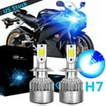 thumbnail image 1 of SHENKENUO For Yamaha YZF R6 2003-2014 YZF R6S 2006-2009 - LED Headlight Bulb,H7,8000K Ice Blue,Pack of 2,C14, 1 of 12