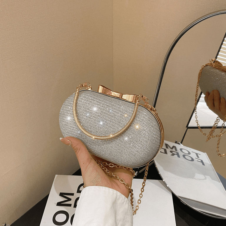 SHENZHENXULIZX Elegant Glitter Rhinestone Evening Bag for Women Formal Dinner Clutch Purse Perfect for Carnaval Music Festival Walmart