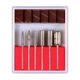 SHENZHSHIRUIKSM Highquality Professional Cuticle Nail Drill Bit Set