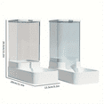 SHENZHXULIZX Convenient EasyRefill Automatic Pet Feeder & Water Dispenser Combo Durable