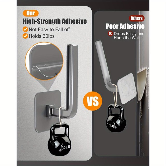 SHENZHXULIZX Versatile MultiPurpose Hat Rack Organizer with Powerful Adhesive for Wall Mounting