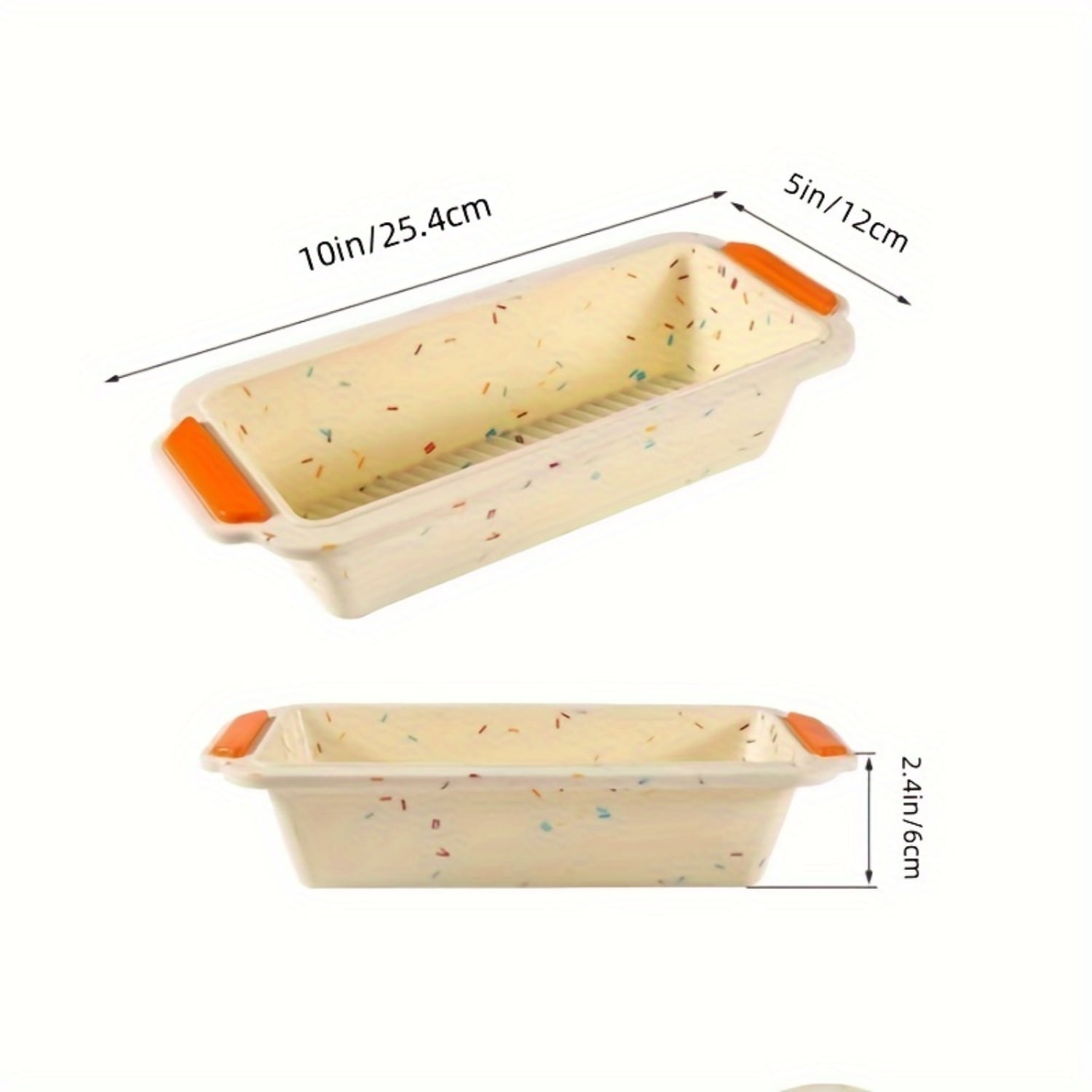 SHENZHYUSONGKJ NonStick Silicone Loaf Pans Set of 2 Essential Baking