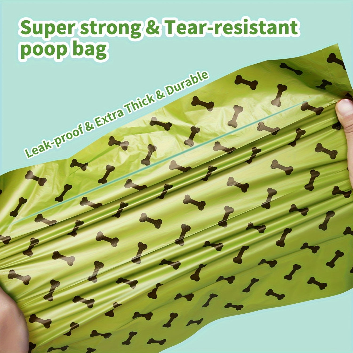 SHENZHYUSONGKJ Thick and LeakProof Dog Poop Bags Extra Thick Polyethylene Material Lavender