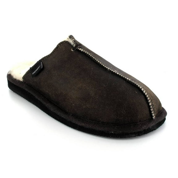 SHEPHERD Men's Sheepskin Slippers Hugo, oiled antique
