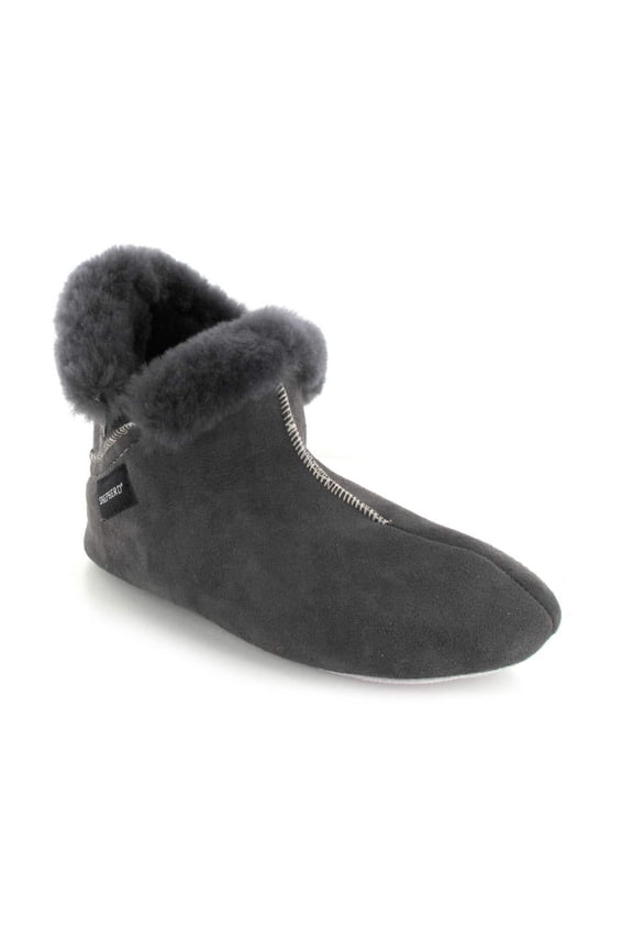 SHEPHERD Women's Sheepskin Slipper Boots | Mariette, Asphalt