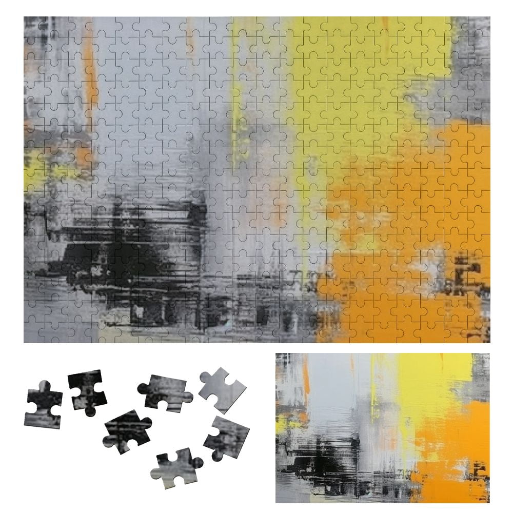 SHERONV Abstract Art Wooden Jigsaw Puzzle Impossible Wooden Puzzles for ...