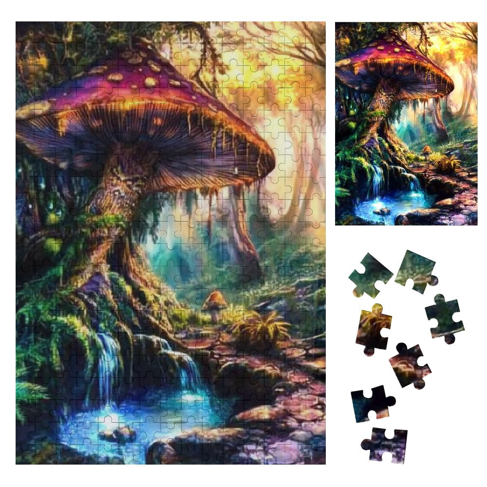 SHERONV Fantasy Art Wooden Jigsaw Puzzle Vertical Design for Adults and ...