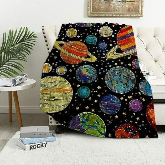 Pratyus Pumpkins Castle Bats Halloween Tapestry Wall Hanging for Living Room Dorm Decor - Holiday Wall Decor 50x40inch