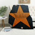 thumbnail image 1 of SHERONV Sign Stars Conroy Maddox Warm Lightweight Fleece Blanket Soft Blankets Throw Living Rooms Sofa Decor Cow Gifts All Seasons Quantity 1 Size for All Seasons 50x60in, 1 of 6