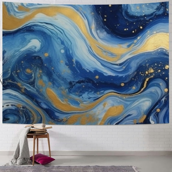 SHERONV Swirls Tapestry Wall Hanging Unique Style Graphic Tapestries Home Decor for Living Room Bedroom Dorm 40x30inch
